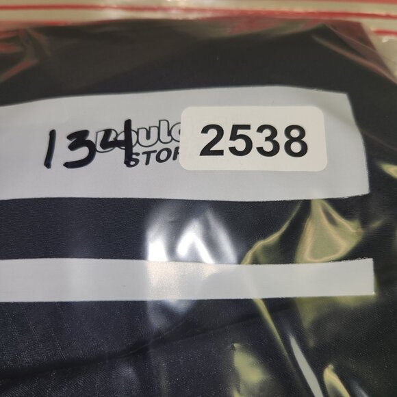 Patagonia Mens XL Full-Zip Nylon Windbreaker Pants Navy Blue Lightweight 2538 - Picture 9 of 9